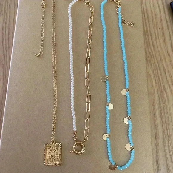 🆕Retro Woven Beaded Square Metal Sequin Necklace🆕 - Picture 5 of 10